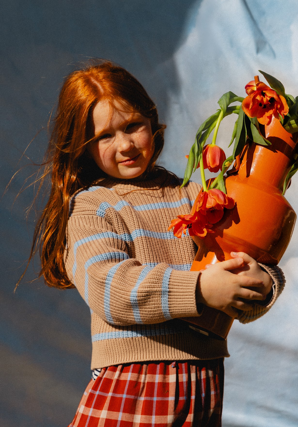 Jarrón de Metal (46 cm) Marci