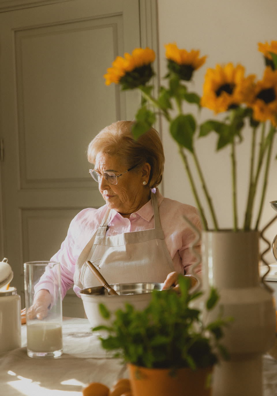 Jarrón de Metal (37 cm) Marci