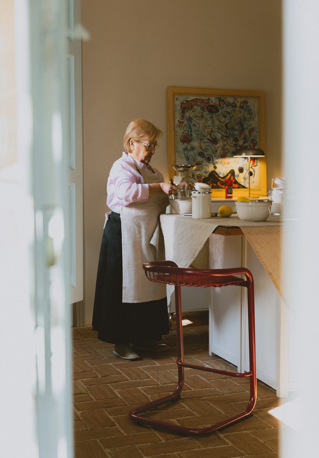 Taburete Alto de Metal Biaritz