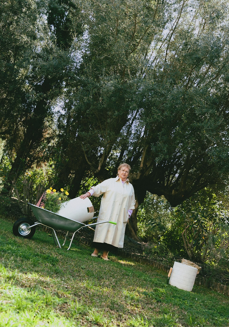 Macetero Redondo de Cemento Potos