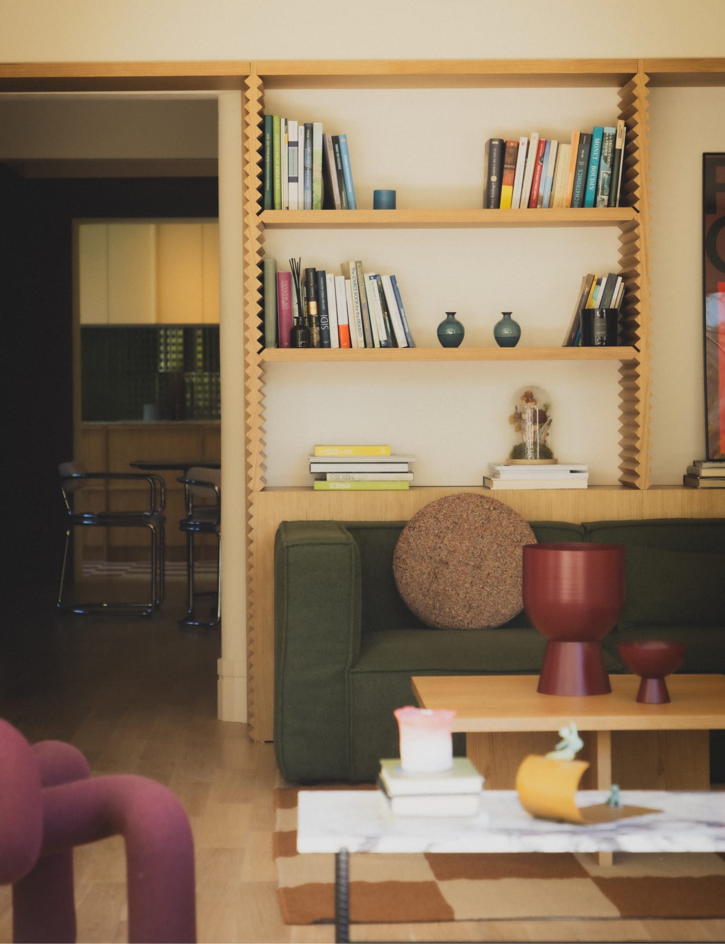 Cojín Redondo de Tela (Ø44 cm) Marssel