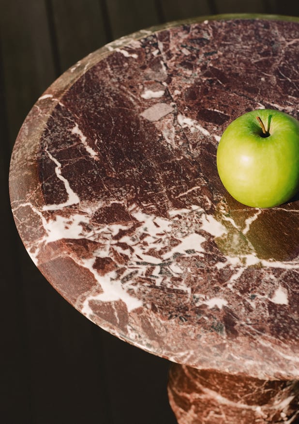 Table d'Appoint Ronde d'Extérieur en Béton (Ø45 cm) Zuna