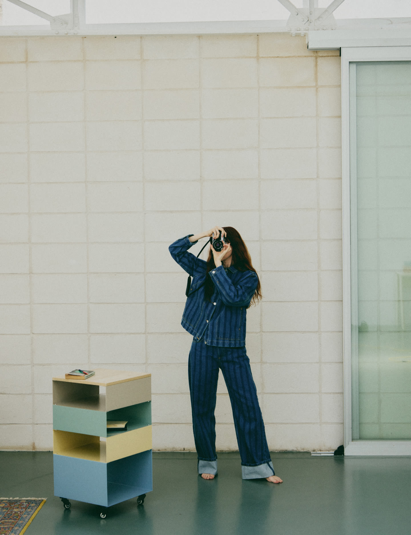 Estantería con Ruedas de Metal (76x40 cm) Aiora