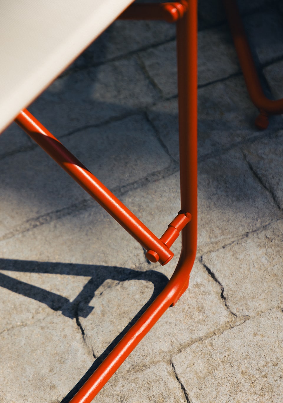 Silla de Exterior Plegable de Metal y Tela Bowye
