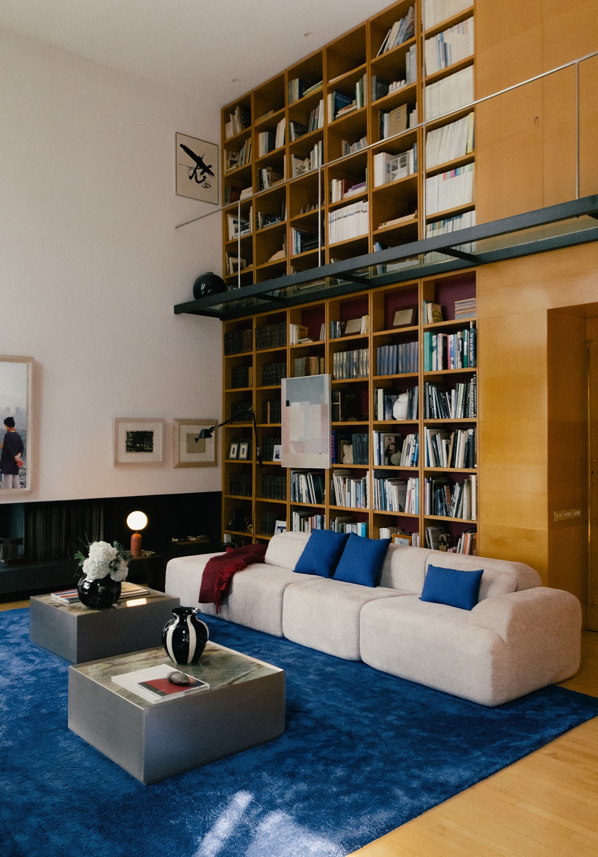Sofá modular envasado al vacío de 3 piezas con módulo chaise longue, módulo central y módulo esquinero de tela Rhys