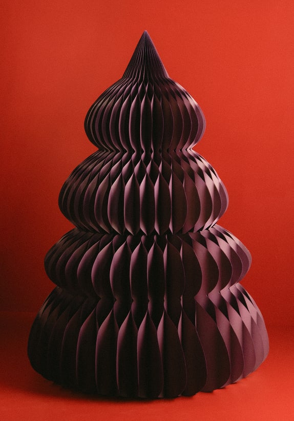 Árbol de navidad ↑ 210 cm de papel Shiva