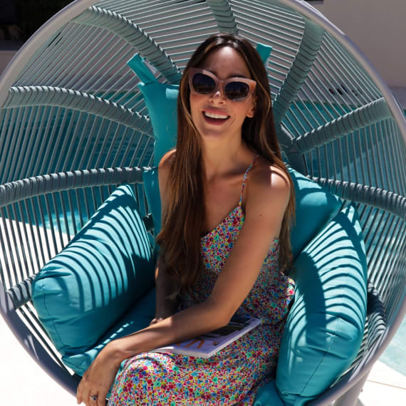 Sillón Hamaca Colgante de Tela Talu