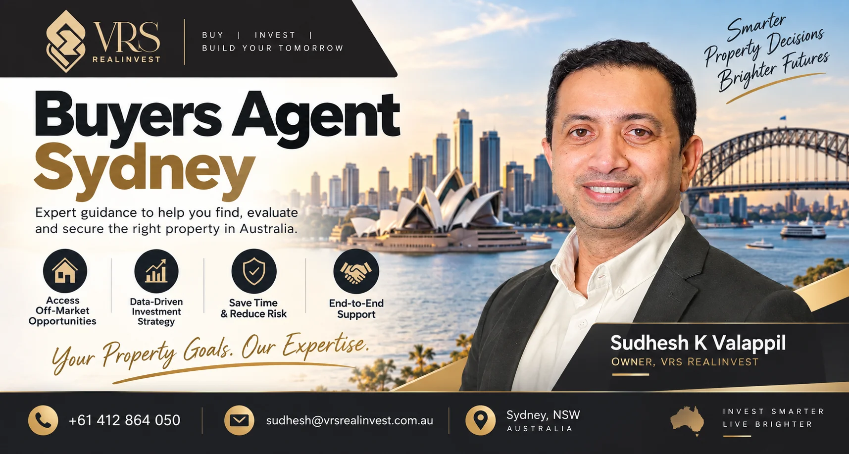 Buyers agent in Sydney VRS Realinvest team discussing an investment property strategy