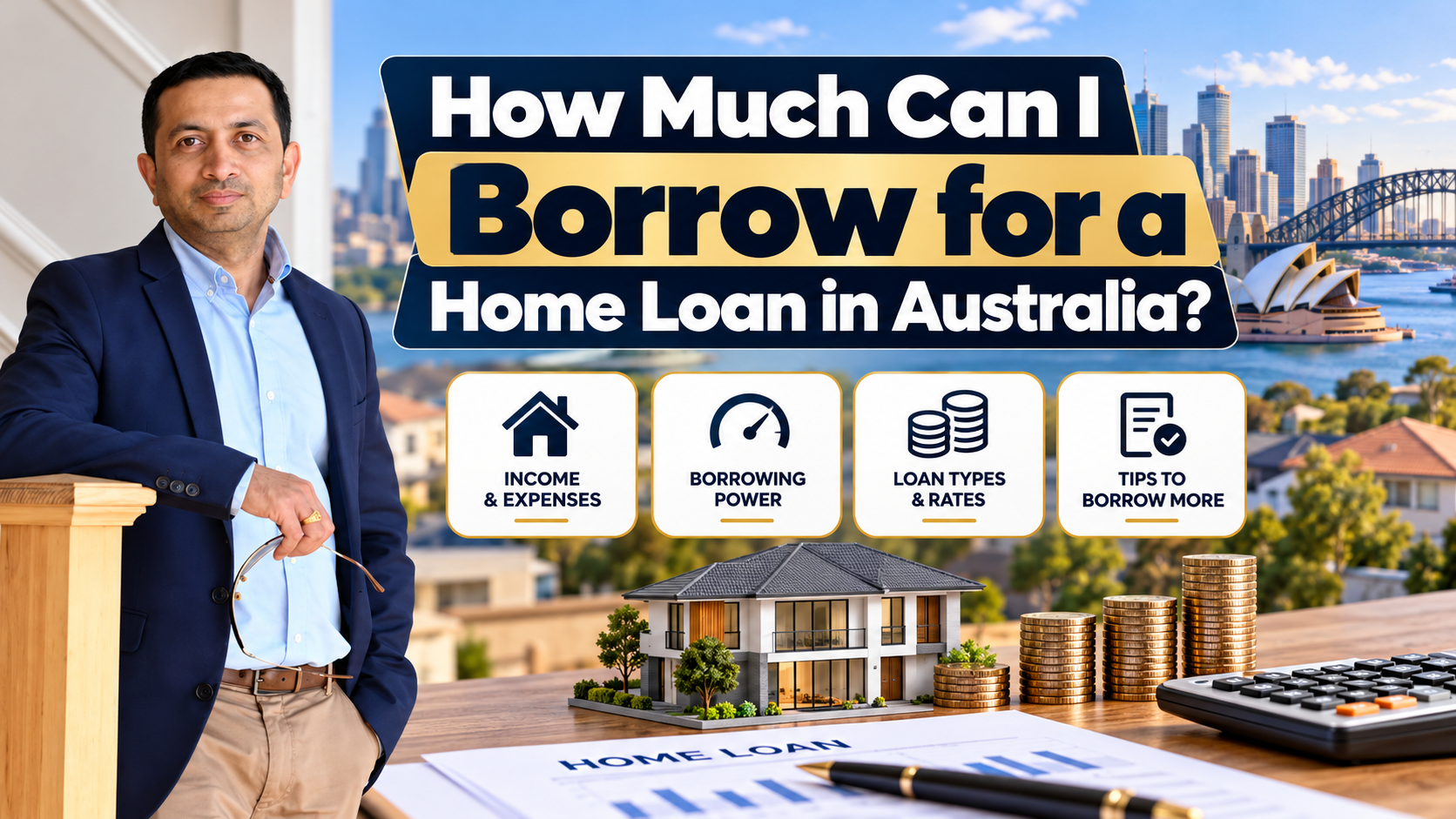 How much can I borrow for a home loan in Australia How much can I borrow for a home loan in Australia: RBA cash rate target 4.60%