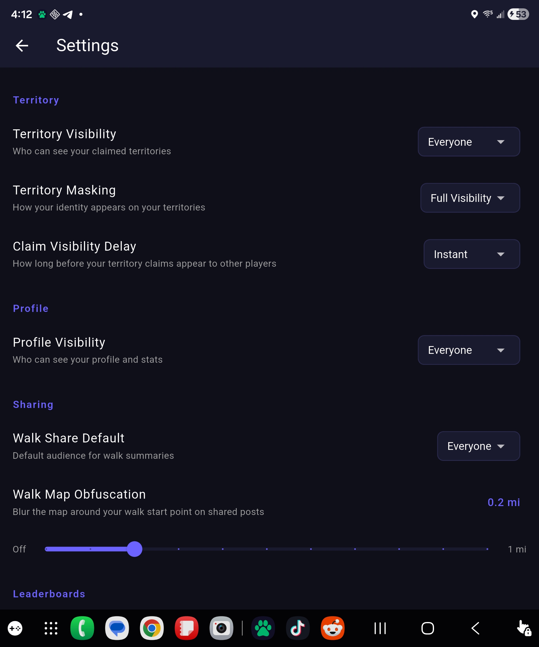 Manage Privacy Setting for You and Your Family Members