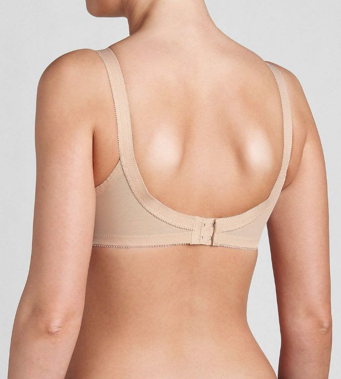 Doreen + Cotton Non-Wired Bra - Nude