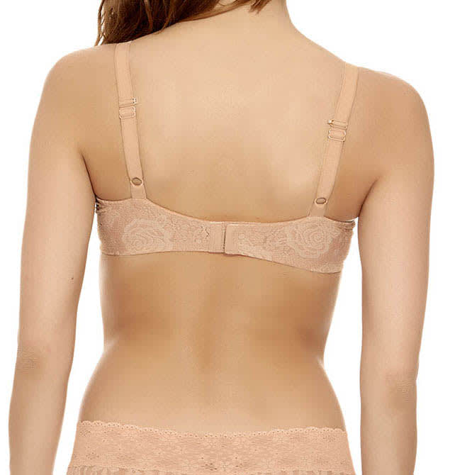 Wacoal Halo Lace Naturally Nude Moulded Underwired Bra