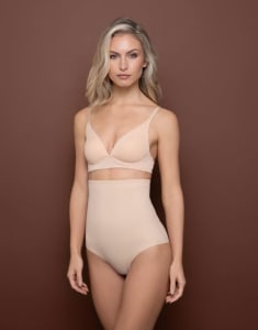 Women Backless Shapewear Plunge V-neck Bodysuit Invisible Body Shaper For  Low Back Dressbeige Xxl 