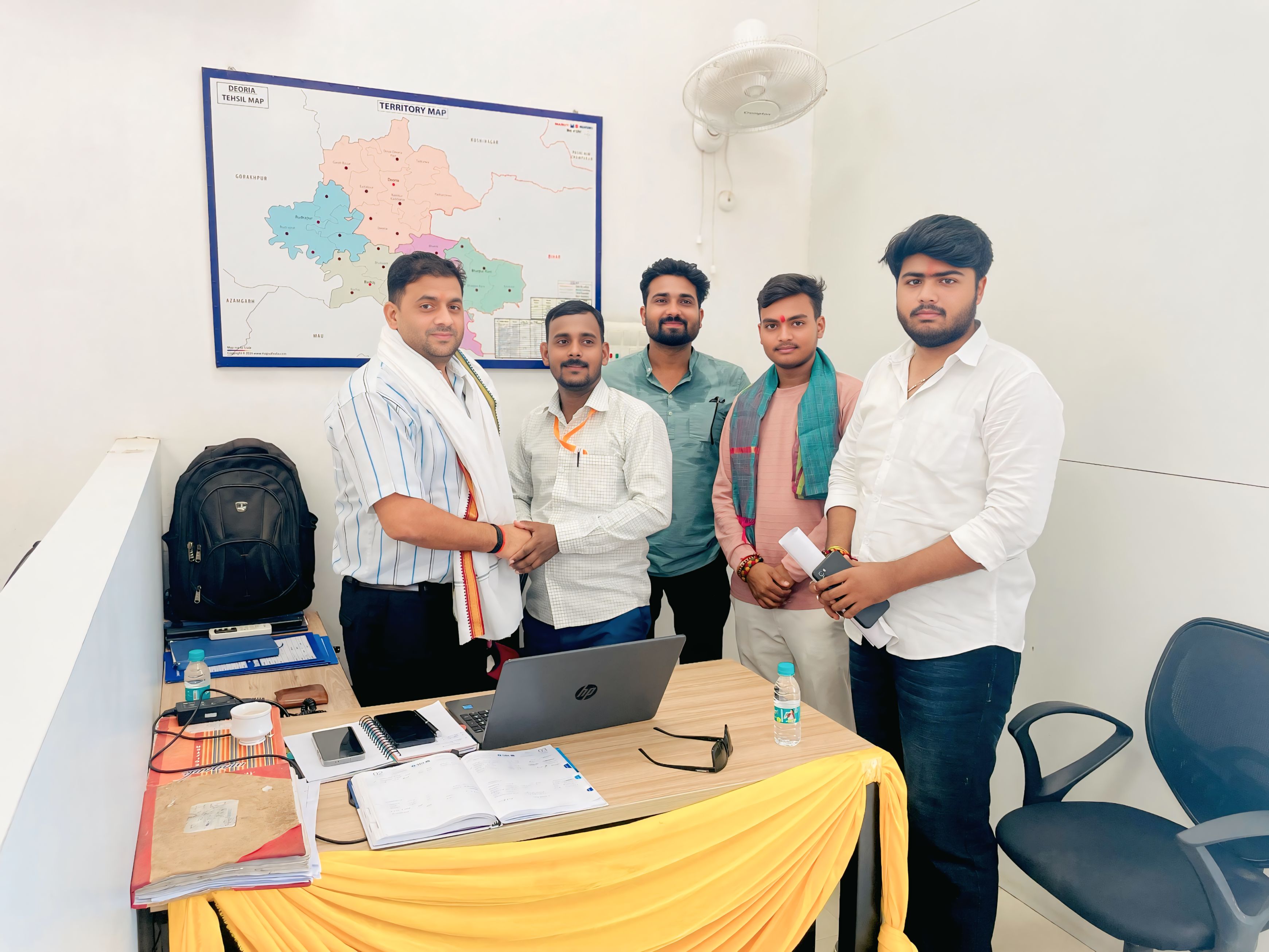 युवा जोश फाउंडेशन के प्रतिनिधि मंडल ने संरक्षक श्री राकेश धर दूबे का किया सम्मान