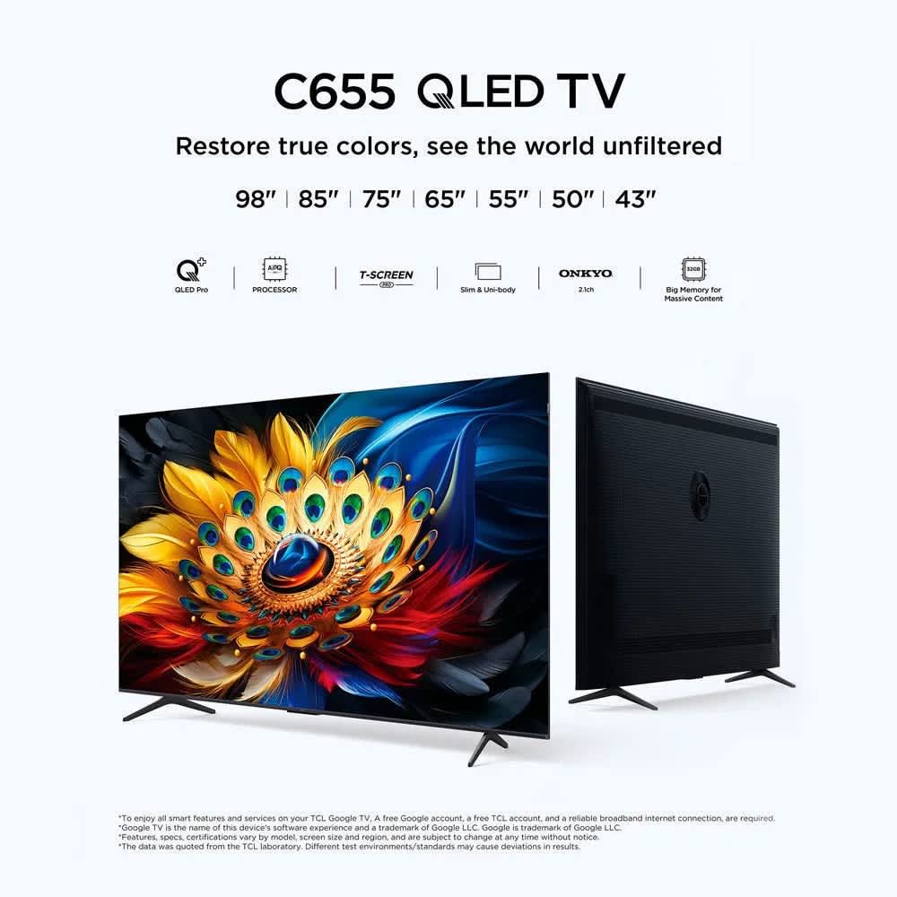 TCL QLED Google Smart TV 98C655