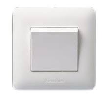 Panasonic 1 Gang 1 Device 2Way SP Switch 10AX 250V~ with Plate, Full Set | WDBA5012-N