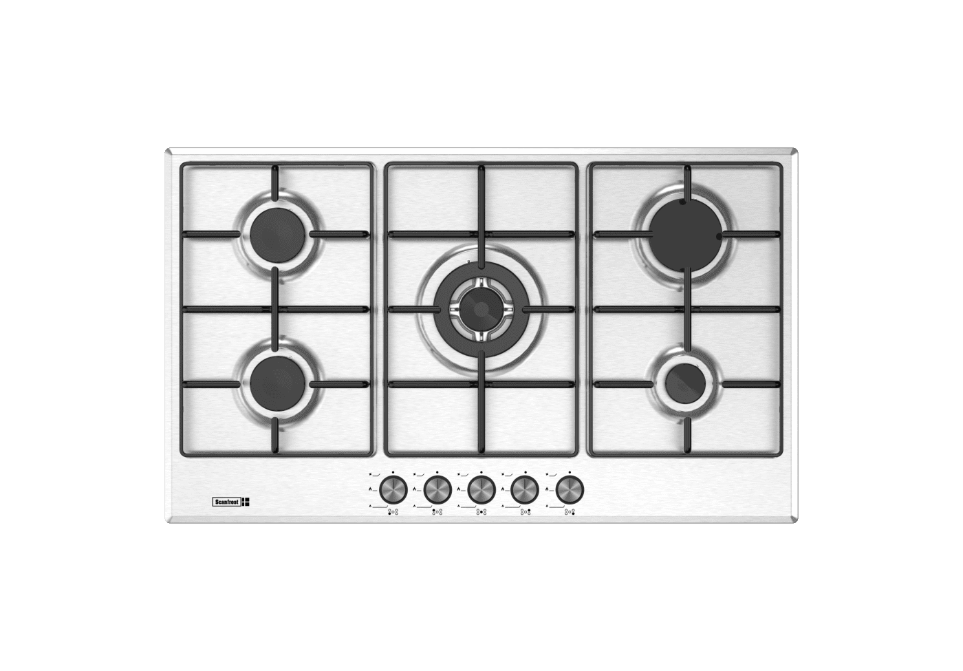 Scanfrost 90cm Built-In Gas Hob  | SFNBH9500SSH