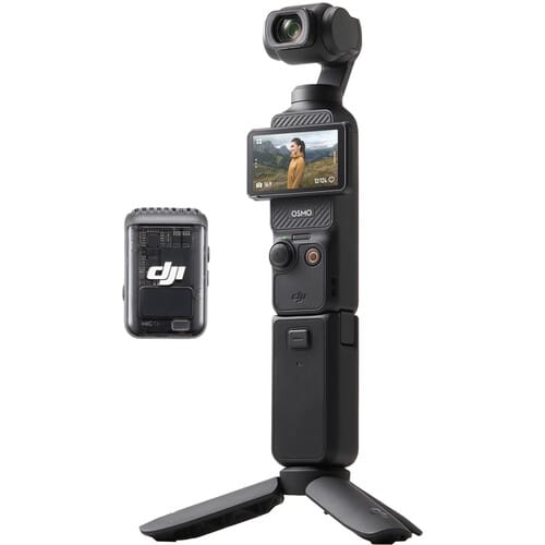 DJI Osmo Pocket 3 Creator Combo | Vlogging Cameras with 1'' CMOS, 4K/120fps Vlog Camera, 3-Axis Stabilization, Face/Object Tracking