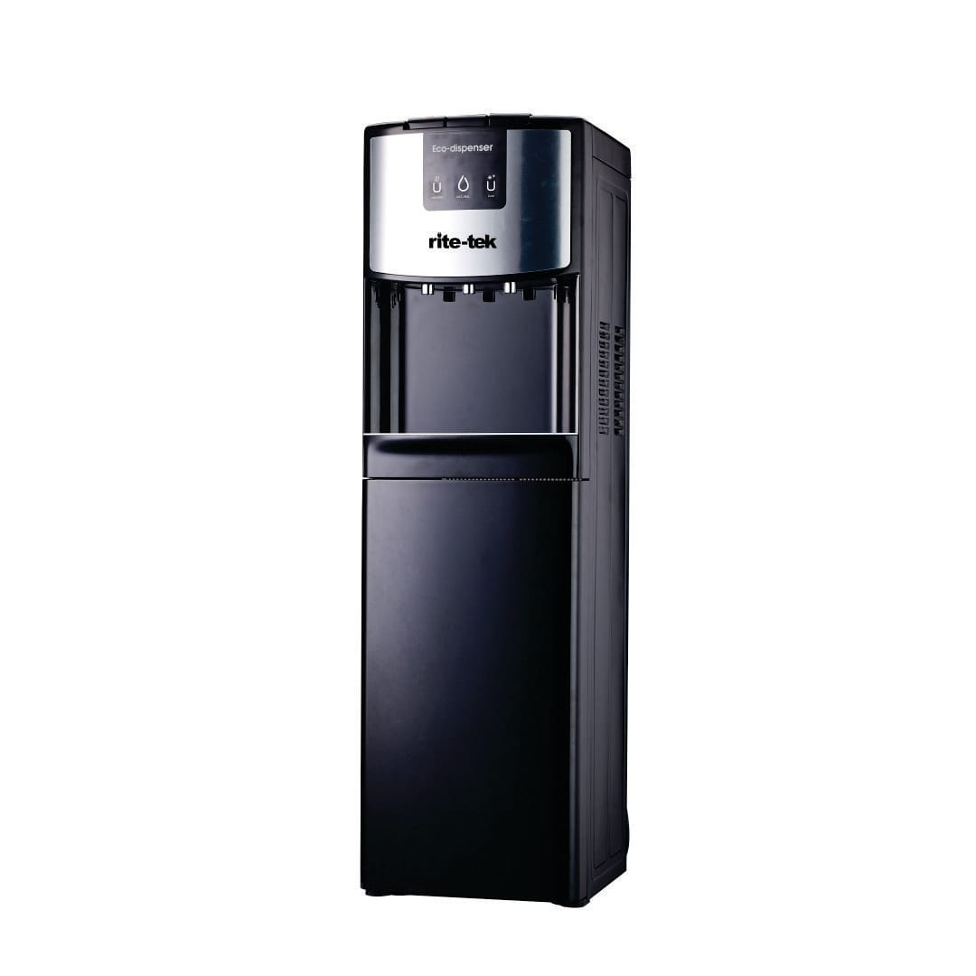 RITE-TEK WATER DISPENSER BLACK COLOUR 3 TAP FUNCTIONS HOT/COLD/NORMAL WATER | WD750