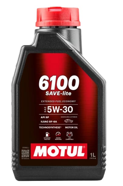 Motul 6100 Save-Lite Synthetic Engine Oil | 5W-50 (1 Liter)