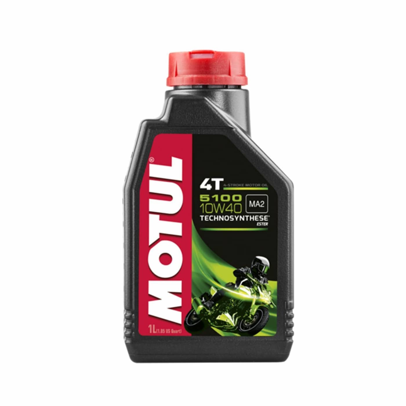 Motul 5100 Technosynthese® Motorcycle Engine Oil | 10W-40 4T (1 Liter)