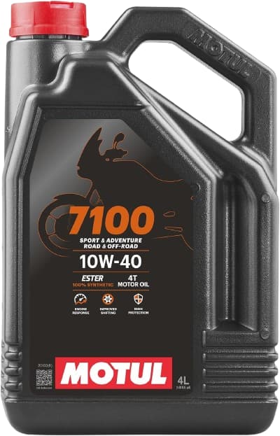 Motul 7100 Fully Synthetic Engine Oil | 10W-40 4T (4 Liters)