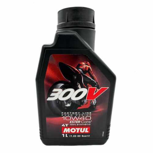 Motul 300V FL Road Racing Fully Synthetic Engine Oil | 10W-40 (1 Liter)
