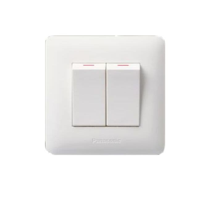 Panasonic 2-Gang 10A 2-Way Wall Switch || WDBA5022-N