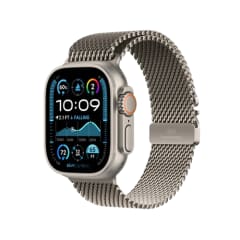 Apple iWatch Ultra 2nd Gen Titanium 49mm with Milanese Loop(chain)