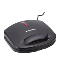 Black+Decker 2 Slice Non Stick Sandwich Maker 600W | TS1000-B5