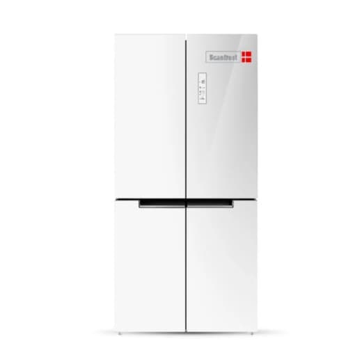 Scanfrost 650L Side by Side Intelli Inverter with Multi Air Flow Cooling System, Black Glass Mirror Finish Refrigerator | SFSBS650ME