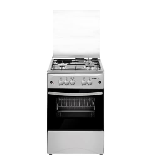 Maxi 50*50 (3+1) Burner Gas Cooker INOX | MAXI 5050 31 INOX