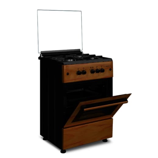 Maxi 3G+1E 60X60 Standing Gas Cooker Wood | MAXI 6060 3+1 WOOD