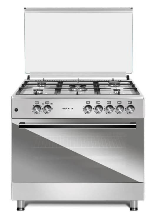 Maxi 5 Burners 60X90 Standing Gas Cooker | Maxi Style 60*90 (5B) Inox