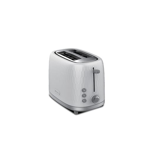 Maxi MT-RP2L22 Toaster, White | 800-950W | 2-Slice 2-Slot | 7° Browning Control | MT-RP2L22