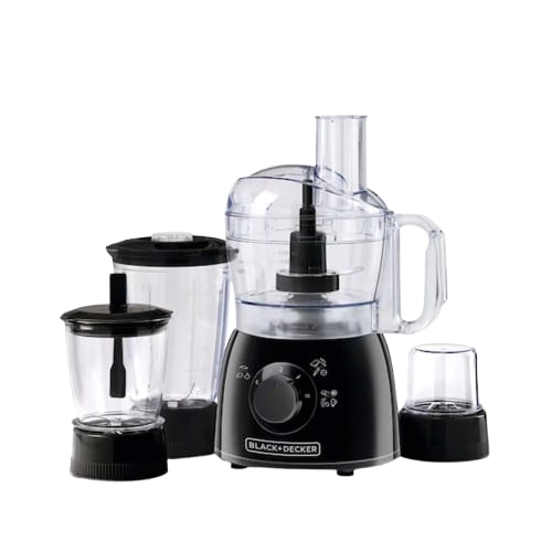 Black+Decker Kitchen Robot Deluxe Food Processor With Blender, Grinder, Mincer 400W | KR43-B5