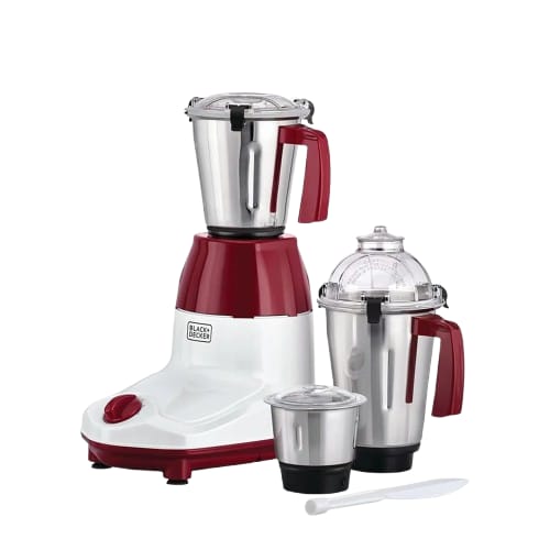 Black+Decker 3-in-1 Mixer Grinder Multifunctioner Blender With 3 Jars Set 750W | MG750-B5