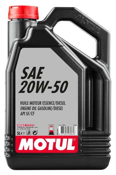 Motul Classic Engine Oil | SAE 20W-50 (5 Liters)