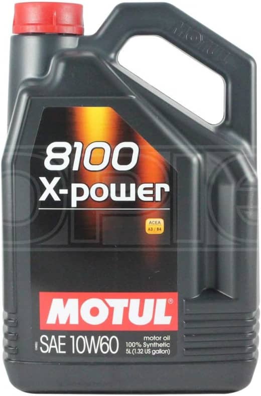 Motul 8100 X-Power Fully Synthetic Engine Oil | 10W-60 (5 Liters)