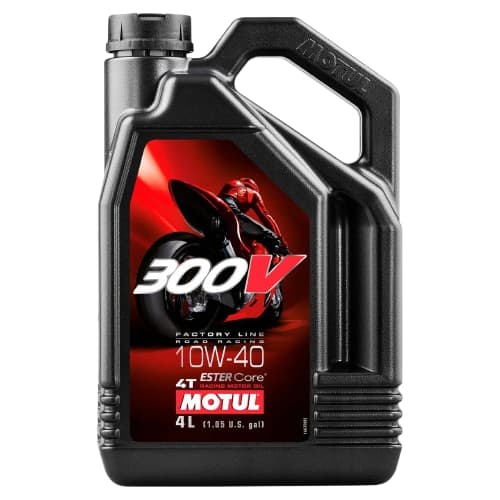 Motul 300V FL Road Racing Fully Synthetic Engine Oil | 10W-40 (4 Liters)