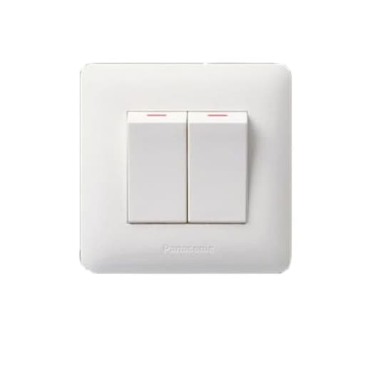 Panasonic 2-Gang 10A 2-Way Wall Switch || WDBA5022-N