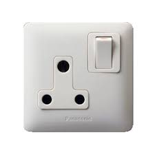 Panasonic 1G Round Wall Socket 15A || WABA1311-N