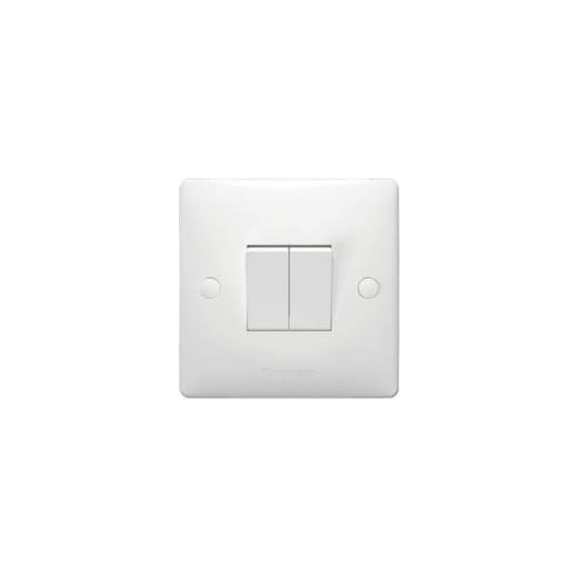 Panasonic 2 Gang 10A 2-Way SP Switch || WABA5022-N