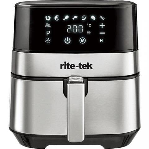 RITE-TEK AIR FRYER 3.5 LTR BASKET CAPACITY DIGITAL S/STEEL BODY | LF350