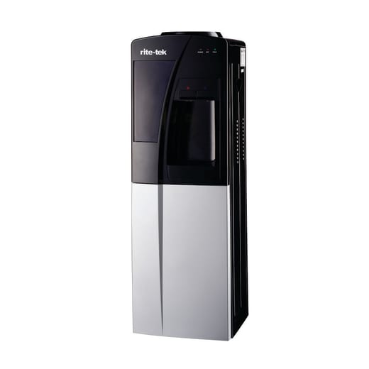 Rite-Tek Water Dispenser 3-Tap (Hot / Cold / Normal), Free-Standing Black | WD720