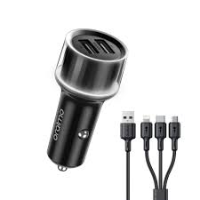 Oraimo Highway 15 15.5W Car Charger with 3-in-1 Cable OCC-1152D