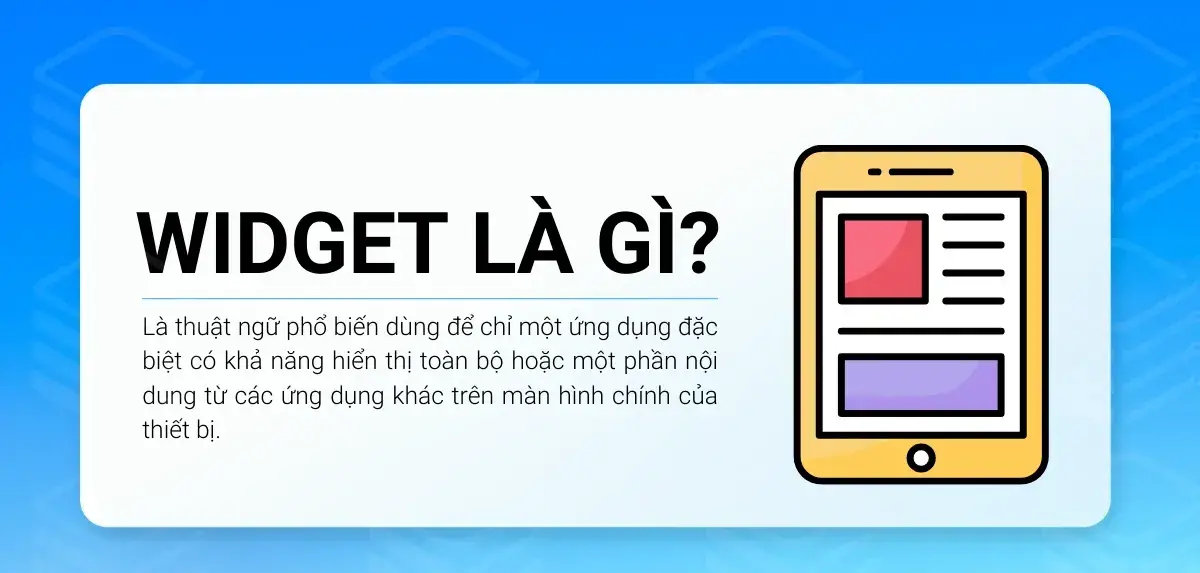 Làm Quen với Các Widget trong Flutter Làm Quen với Các Widget trong Flutter