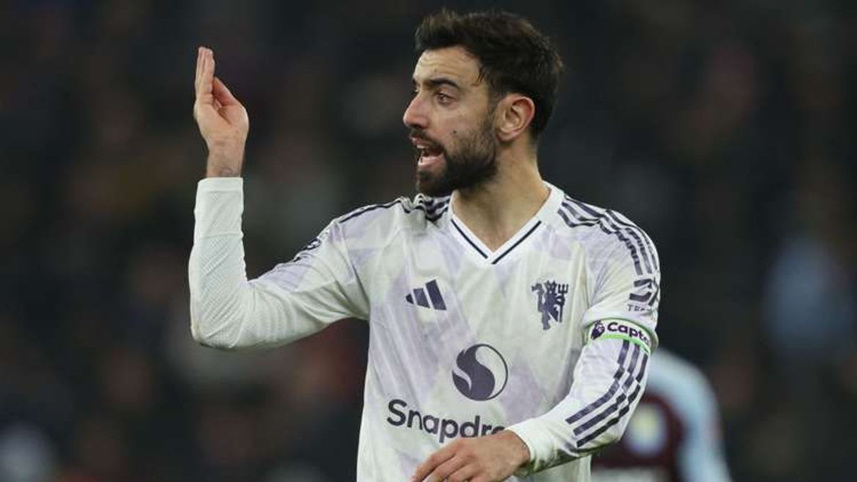 Manchester United dealt a blow as Ruben Amorim confirms extent of Bruno Fernandes injury after defeat at Aston Villa