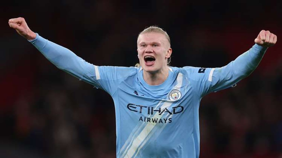 Man City troll the United Strand with Erling Haaland post as viral hair stunt extended after Man Utd drop points at West Ham
