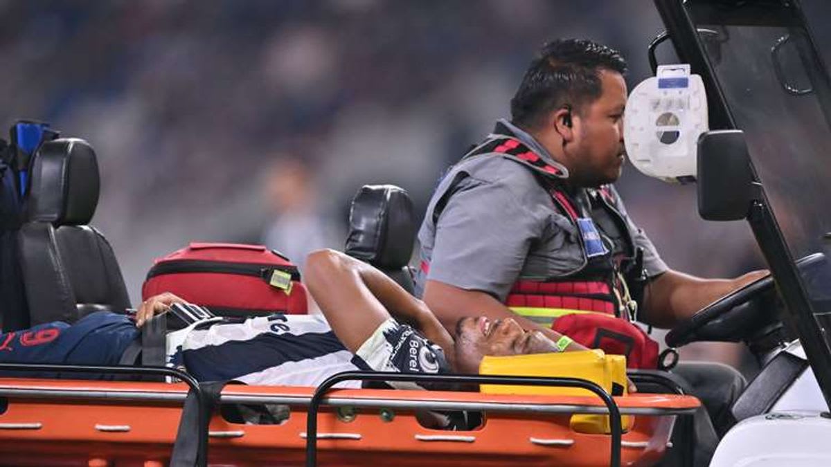  - Ex-Man Utd star Anthony Martial stretchered off & taken to hospital after suffering horror injury in latest Liga MX outing for Monterrey